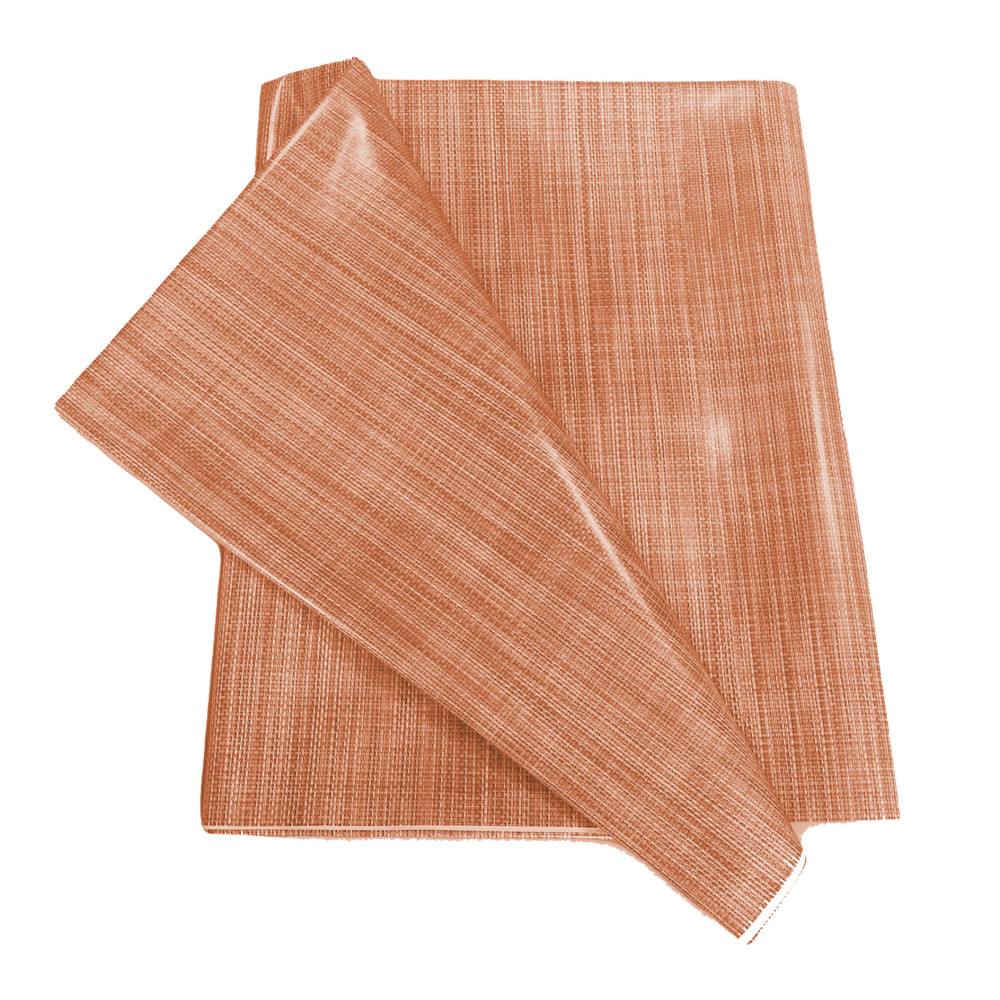 LIMA Orange Tischdecke – Weich-PVC waschbar rutschfest – Made in Italy