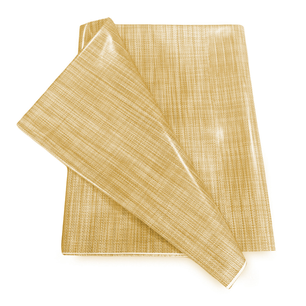 Nappe jaune LIMA – PVC plastifié lavable antidérapant – Fabriqué en Italie
