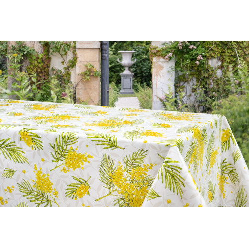 Embalaje mantel LIMA Mimosa – Hecho en Italia, plastificado, lavable