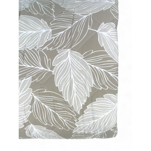 Colcha ligera Hojas Beige - Disponible en tres tamaños para cada necesidad