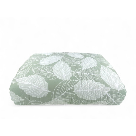 Green Leaves Quilt - Leichte gesteppte Tagesdecke aus Mikrofaser 100 gr/m² - Made in Italy 2