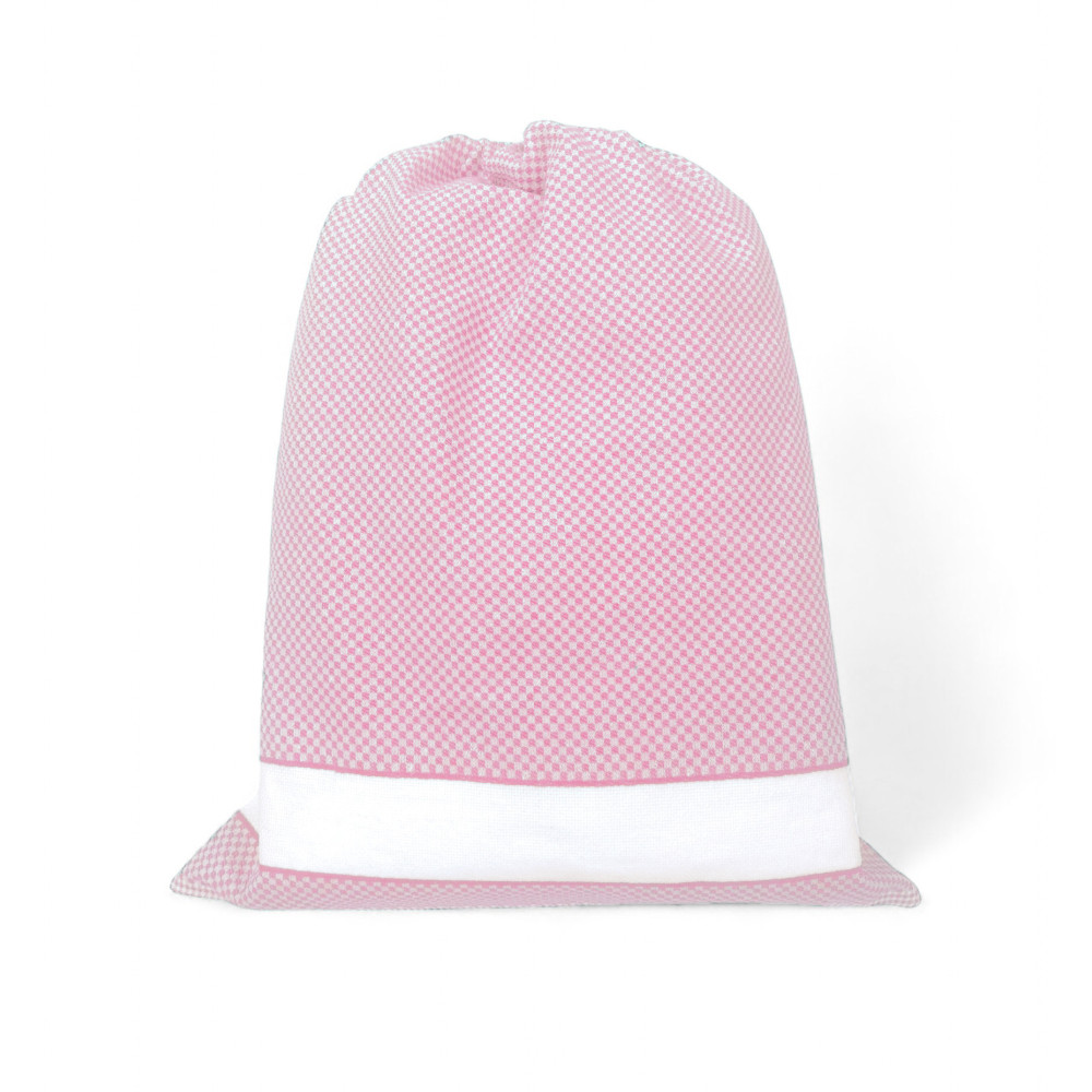 Pure Cotton Cloud Kindergarten Set with AIDA Canvas to Embroider - Sack + Bib + Towel
