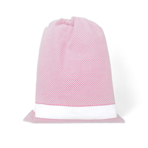 Pure Cotton Cloud Kindergarten Set with AIDA Canvas to Embroider - Sack + Bib + Towel