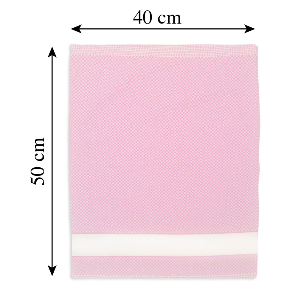 Pure Cotton Cloud Kindergarten Set with AIDA Canvas to Embroider - Sack + Bib + Towel