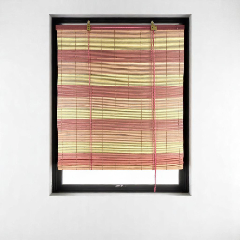 Persiana Enrollable de Bambú 60x150 cm - 5 Colores Disponibles - Interior y Exterior
