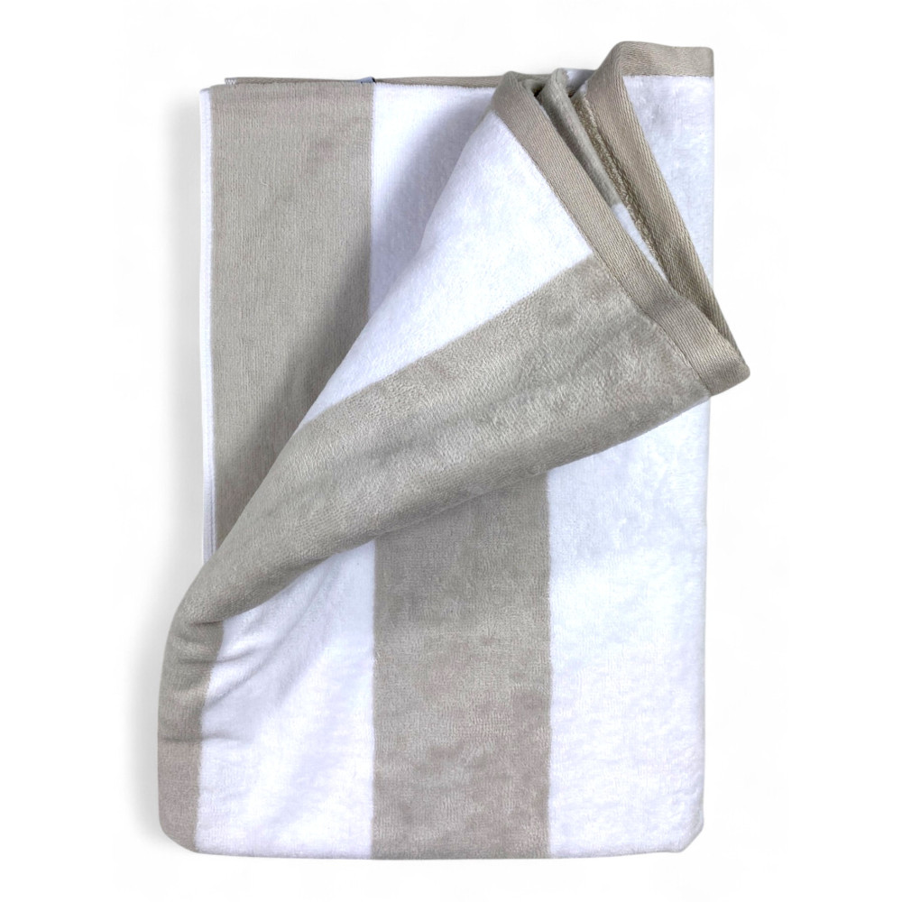 Toalla tumbona de piscina Jacquard con esponja absorbente y superficie de doble cara