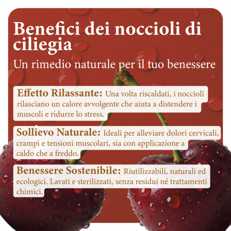 Huesos de cereza secos naturales para cojines térmicos - lavados y esterilizados 2