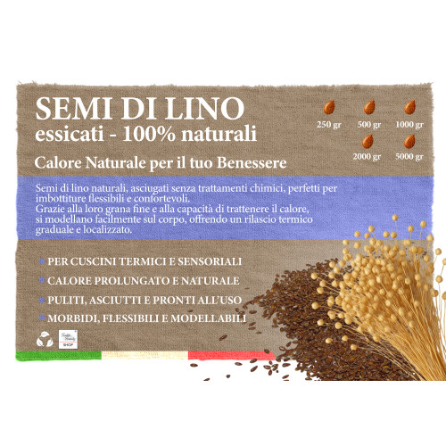 Natural Washed Flaxseed – For DIY Heat Pads and Compresses