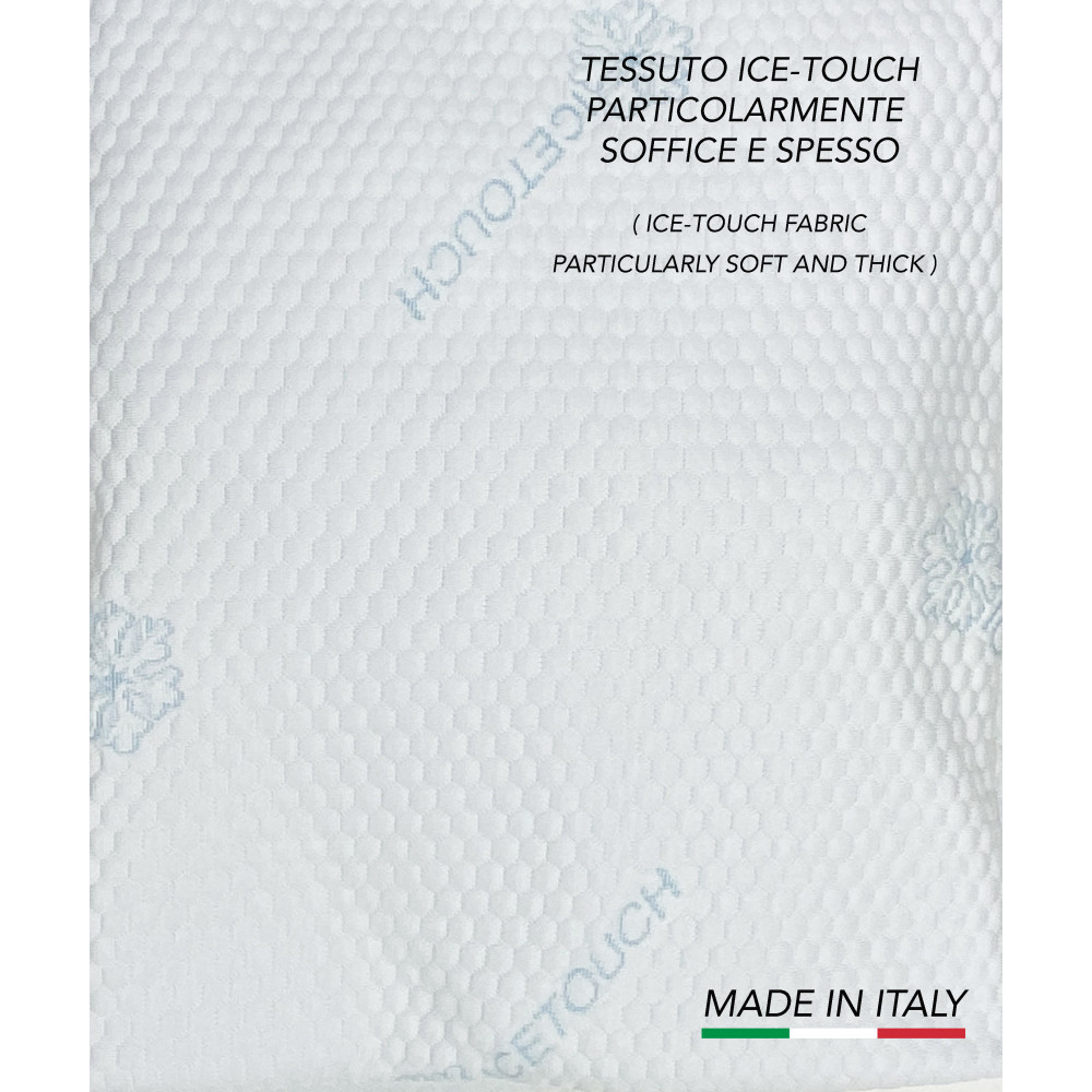 Cubrecolchón frío + tacto hielo, Verano, Regulador de temperatura, Transpirable, Suave, Elástico, Lavable