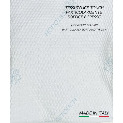 Cooling Cold + Ice-Touch Mattress Topper, Summer, Temperature Regulating, Breathable, Soft, Stretchy, Washable