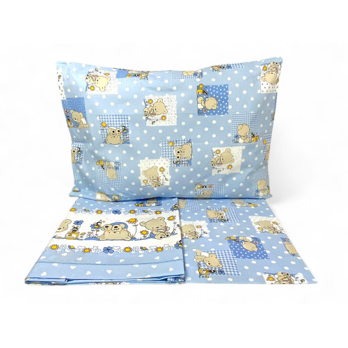 Ensemble de draps Pedro Cot – 100 % coton ours en peluche – Fabriqué en Italie