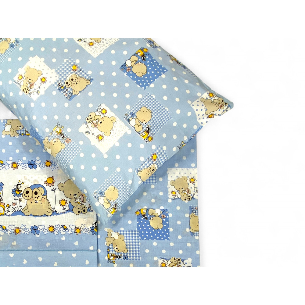 Completo Lenzuolo Lettino Pedro – Cotone 100% Orsetti – Made in Italy