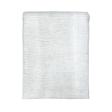 Par de cortinas de cristal Oscar White, diseño moderno y semitransparente 2