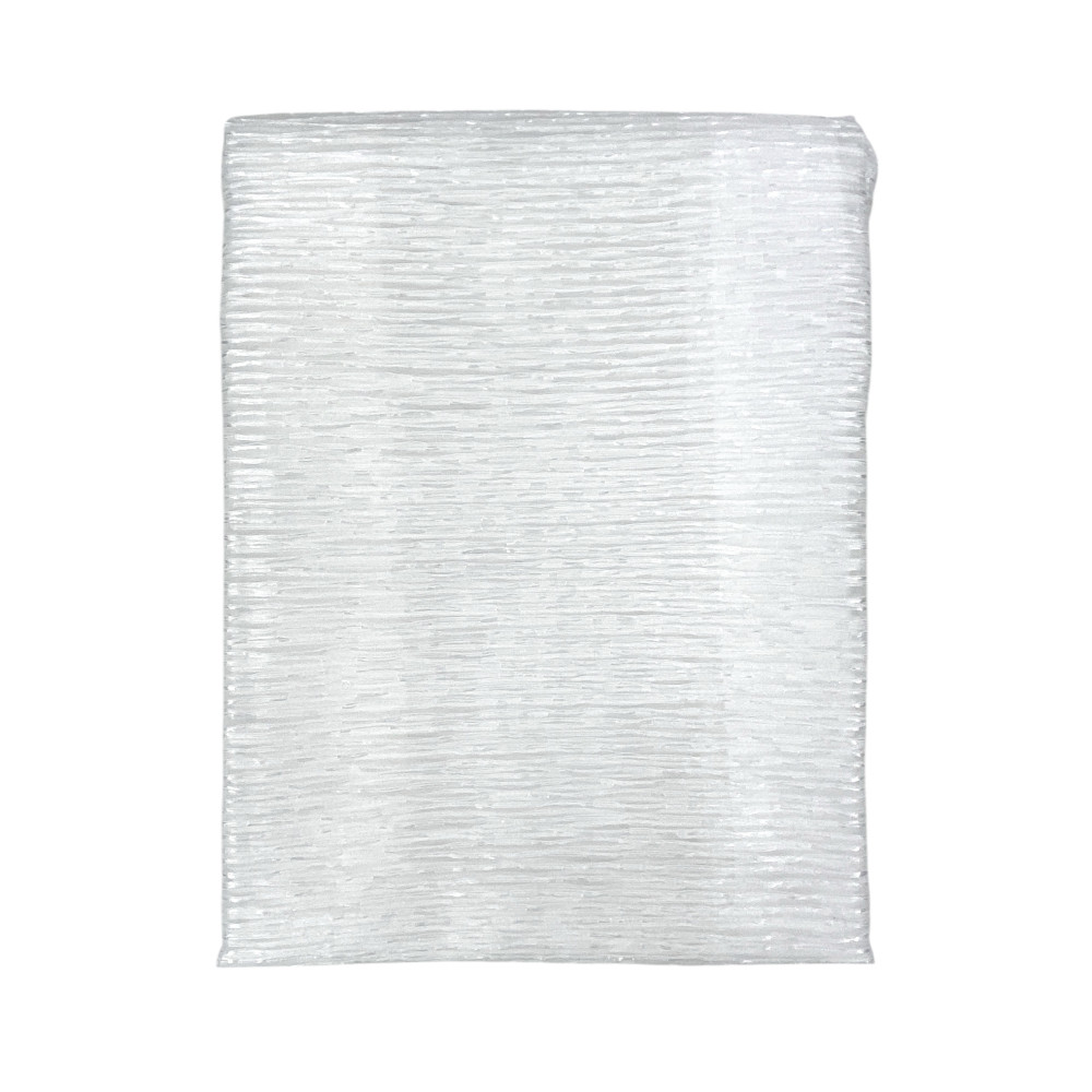 Tissu rayé semi-transparent du rideau polyester Oscar Bianco