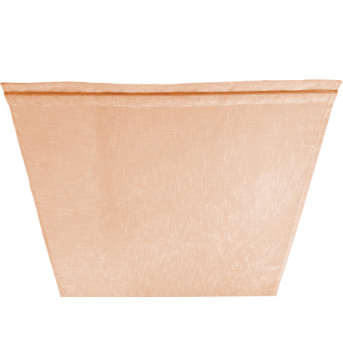 Paar SIMPLY Salmon Glasvorhänge – halbtransparentes Bouclè Polyester