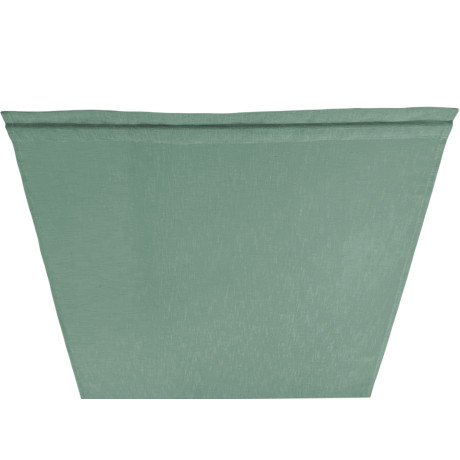 Coppia tendine vetro SIMPLY Verde in poliestere bouclè semitrasparente 2