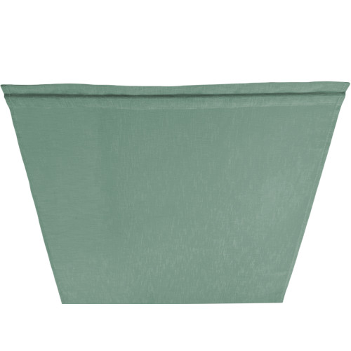 Cortinas modernas SIMPLY Green con acabado de dobladillo de túnel y dobladillo simple