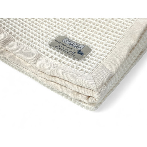 Merino & Kashmir Baby Blanket – For Cot, Carrycot, Pram, Cot
