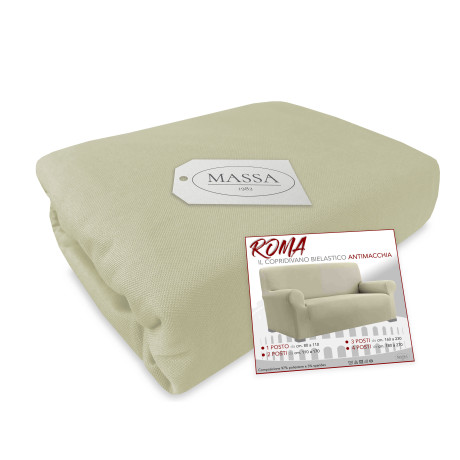 Housse de canapé extensible beige