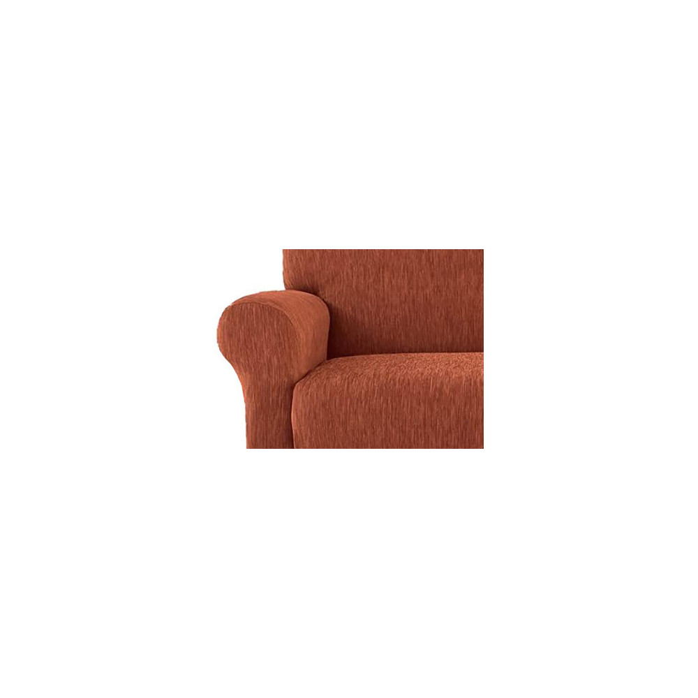 Housse de siège de canapé extensible orange - New York Fashion Antibouling Made in Italy