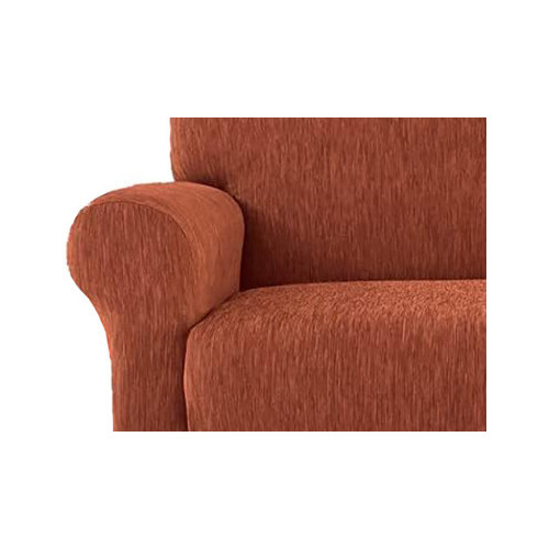 Funda de asiento de sofá elástica naranja - New York Fashion Antipilling Made in Italy