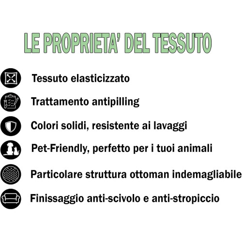Orange Stretch Sofa Sitzbezug - New York Fashion Antipilling Made in Italy