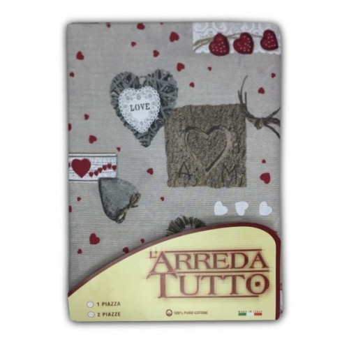 Telo arredo, gran foulard, in cotone naturale