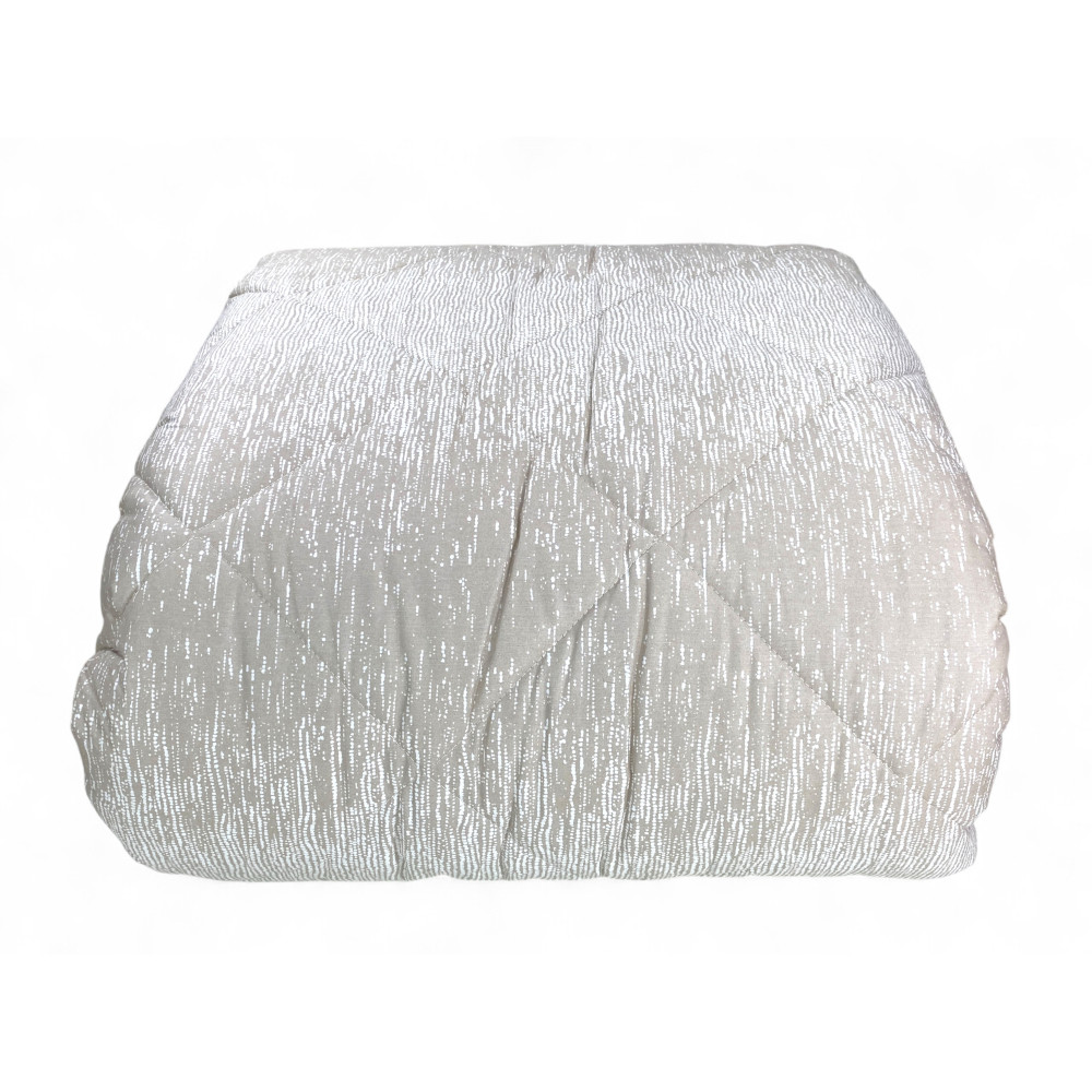 Trapunta Kot Bollicine Beige - Copriletto Invernale Cotone Made in Italy