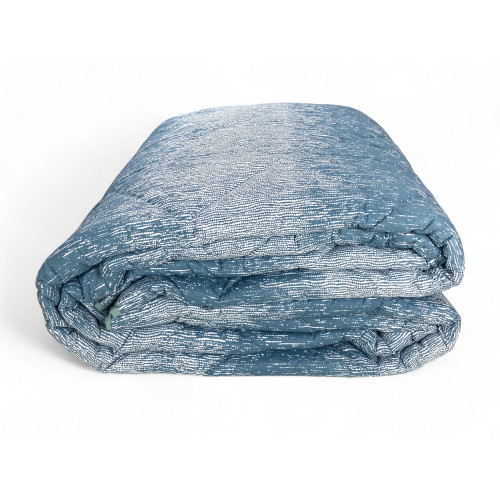 Colcha Kot Bollicine Teal - Ideal para camas dobles, queen-size e individuales.