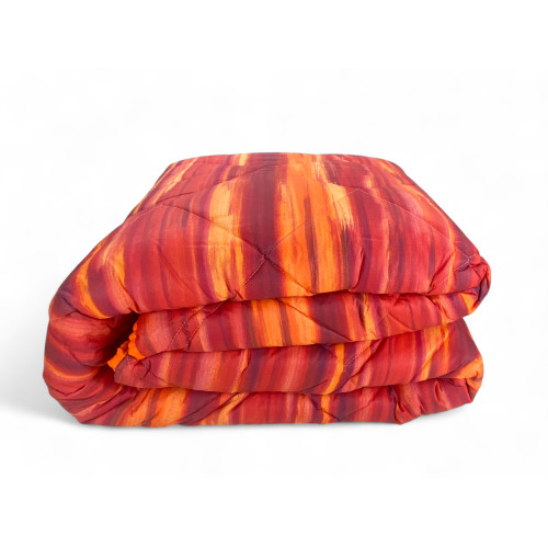 Cotton bedspread Brushed Bordeaux - Perfect for single, queen-size and double bed