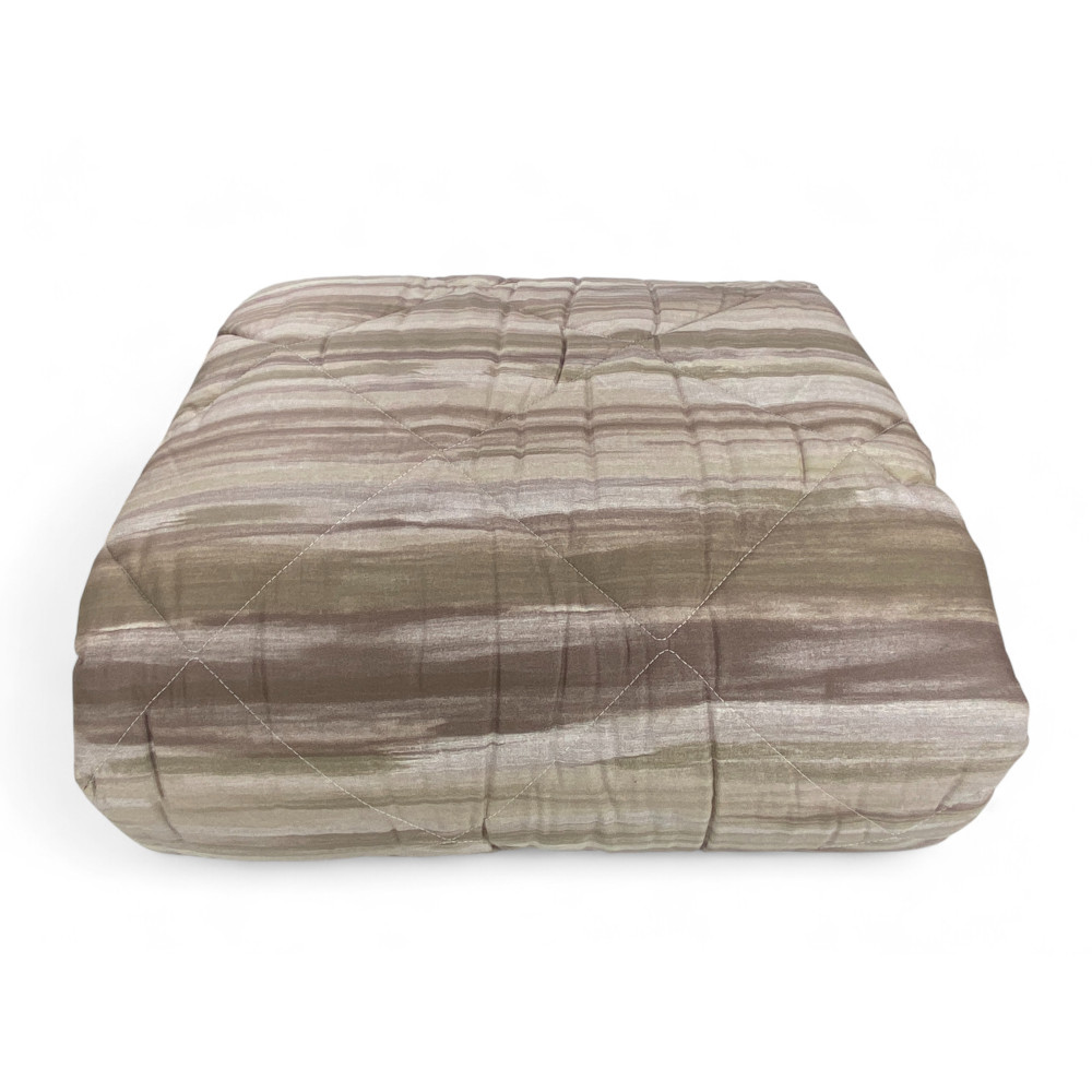 Colcha cepillada beige Kot - Embalaje original hecho en Italia.
