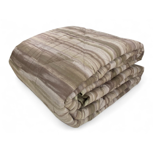 Trapunta Kot Pennellato Beige - Copriletto Invernale Cotone Made in Italy