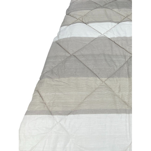 Colcha Kot Riga Beige - Adecuada para cama doble, queen-size e individual.