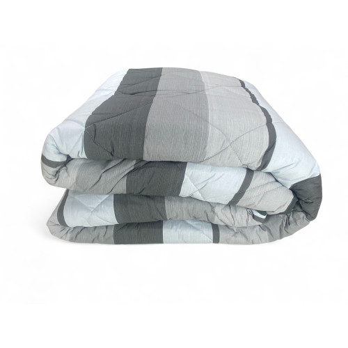 Couvre-lit gris Kot Riga - Idéal pour les lits doubles, queen-size et simples.
