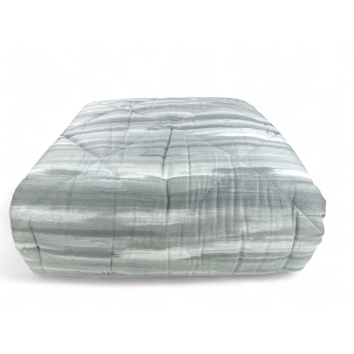 Grey Brushed Kot Quilt - Original Made in Italy packaging.