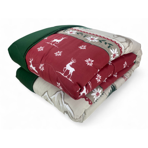 Winter Quilt Super Hut - Warm Tyrolean Pattern 300gr - Made in Italy