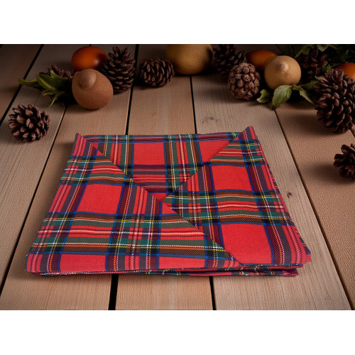 Red Scottish Sheet Set - warm and traditional design, ideal for winter