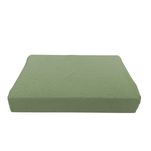 Tessuto jersey elasticizzato verde in puro cotone naturale