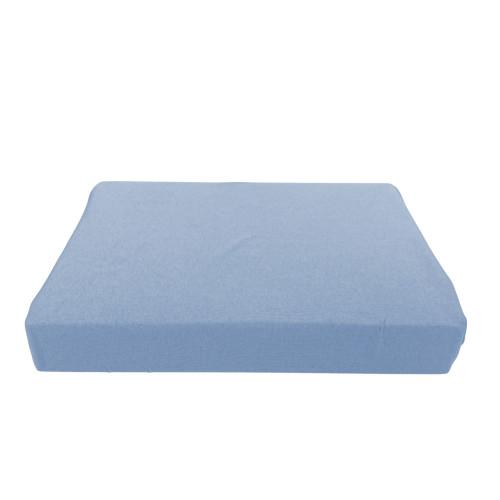 Détail de la feuille d’angle sous Adatpo Jersey Bleu Clair avec bande de 30 cm