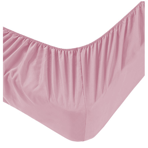 Pink stretch jersey fabric in pure natural cotton