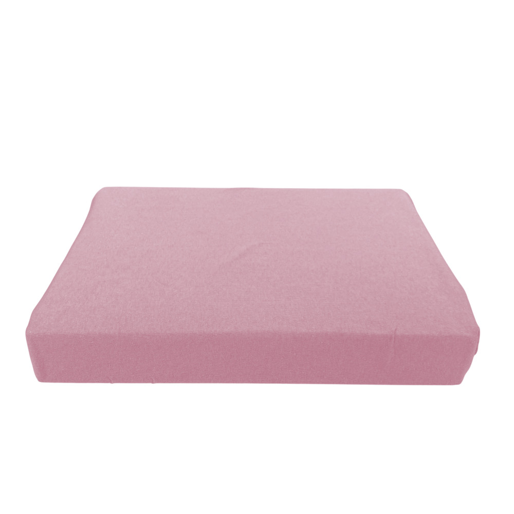 Detail of the corner of the sheet under Adatpo Jersey Pink with 30 cm band