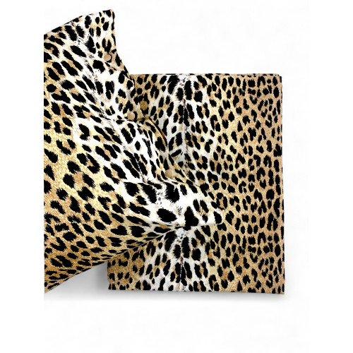 Bettbezug Leopard in Originalverpackung, italienische Produktion