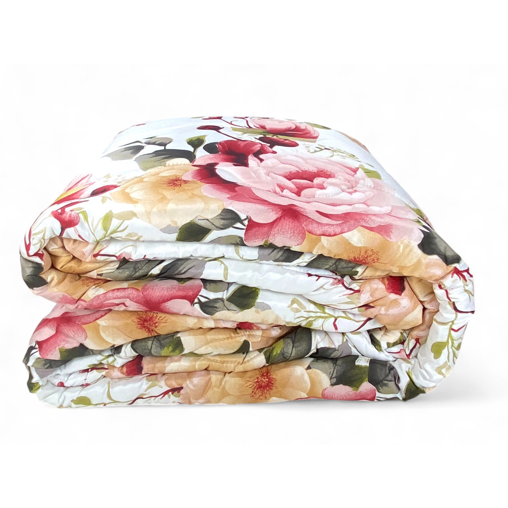 Trapunta stesa Fiocco Sanderson Fiore Delicato Rosa – Copriletto caldo e soffice per l’inverno