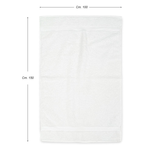 100% Made in Italy Cotton Towel Set – Various Sizes – Soft and Absorbent Sponge, ideal for hotels and b&b