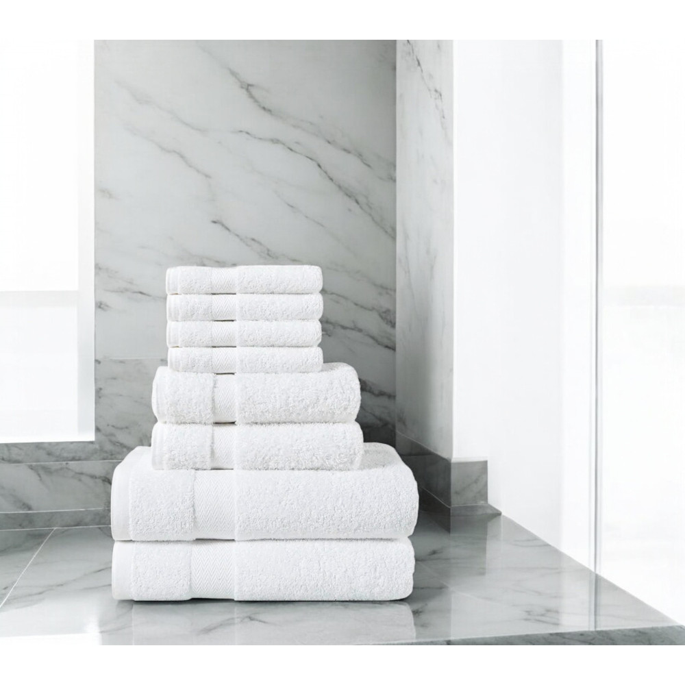 Handtuchset aus 100% Made in Italy – verschiedene Größen – weicher und saugfähiger Schwamm, ideal für Hotels und B&B