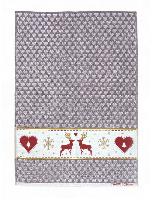 Strofinacci Cucina Cotone Jacquard Natale – Set 6 Made in Italy
