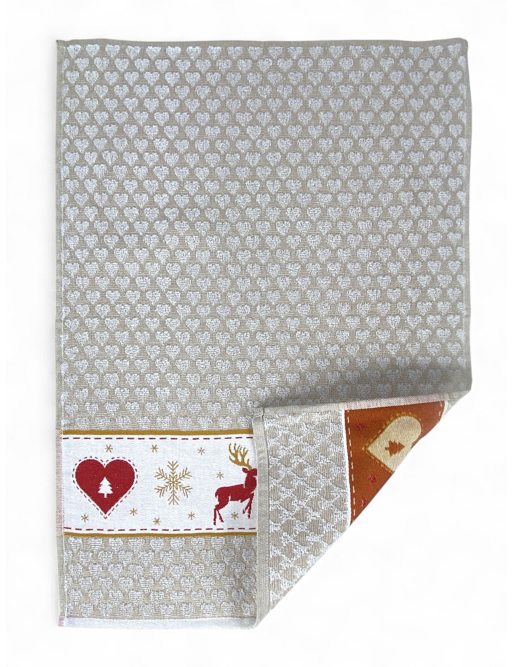 Christmas Jacquard Cotton Kitchen Towels – Set of 6 Made in Italy