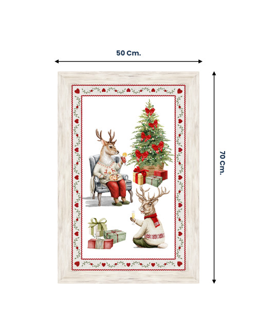 Set completo di 5 strofinacci Natale confezionati – idea regalo cucina festiva