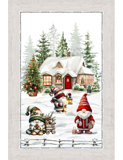Strofinacci Cucina Natale – Set 5 Pezzi 50x70 cm – Cotone Decorativo Made in Italy