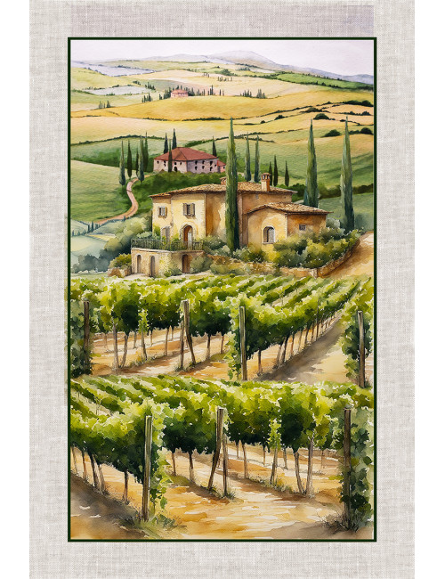 Cotton Kitchen Towels Set 5 50x70 cm – Autumn Patterns Made in Italy
